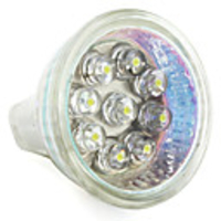 MR11 9-LED White 30LM 0.8W Spot Bulbs (12V)