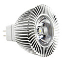 MR16 1x3W 240-270LM 6000-6500K Natural White Light COB LED Spot Bulb (12V)