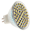 MR16 3W 60x3528 SMD 350-380LM 6000-6500K Natural White Light LED Spot Bulb (220V)