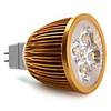 MR16 4-LED 360LM 6000K Natural White Light Spot Bulb (12-18V)