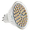 MR16 4W 60x3528 SMD 300-350LM 3000-3500K Warm White Light LED Spot Bulb (12V)