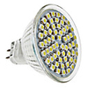 MR16 4W 60x3528 SMD 300-350LM 6000-6500K Natural White Light LED Spot Bulb (12V)