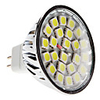 MR16 5W 24x5050 SMD 380-420LM 6000-6500K Natural White Light LED Spot Bulb (12V)