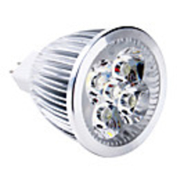 MR16 5x1W 5 LED 95-260V 3000K White Light Bulb 500Lm