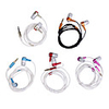 Multi-Color Crystal Earphone Pack (5-Pack)