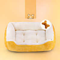 Multi Color Polyester Cute Box Shape Pet Bed for Dogs Cats 544012 cm / 21165 inch