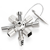 Multi-function 10 in 1 Triangle Emergency Key Wrench