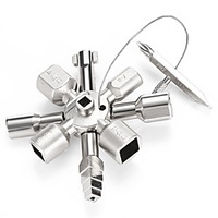 Multi-function 10 in 1 Triangle Emergency Key Wrench
