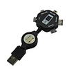 Multi-function 5-in-1 Retractable USB Charging Cable