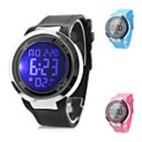 Multi-Function Unisex Silicone Digital LED Wrist Watch (Assorted Colors)