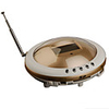 Multi-Functional UFO Speaker (Gold)