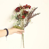 Multi Head Style Smiling Bouquet Matching Flower Wedding Holding Flower Road Lead Flower 42cm miniinthebox