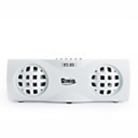 Multi Media USB Speaker with Earphone Jack and TF Card (White)