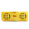 Multi Media USB Speaker with Earphone Jack and TF Card (Yellow)
