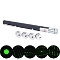 Multi-Pattern Green Laser Pointer Pen
