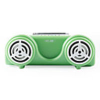 Multi Portable Spesker with USB/TF Card and FM Radio (Green)
