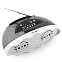 Multi Portable Spesker with USB/TF Card FM Radio and Disco Light (Black)