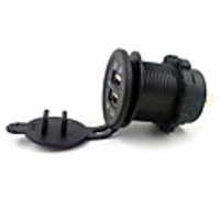 Multi Ports 2 USB Ports Includes Cable 5 V / 4.2 A / Car Charger Fast Charging Power Outlet For Car / Truck / Motorcycle Boat RV