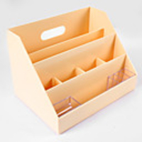 Multifunction Folding Storage Box Yellow
