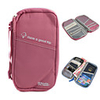 Multifunction Travel Handbag Passport Holder - Pink