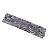Multifunctional Seamless Headwear with Black and White Wave Pattern