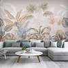 Mural Wallpaper Wall Sticker Rainforest Leaf Illustration Smoke Background Pvc / Vinyl Suitable For Living Room Bedroom Restaurant Hotel Wall Decoration Art Home Decor miniinthebox