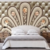 Mural Wallpaper Wall Sticker Soft Bag Peacock Tail Smoke Background Pvc / Vinyl Suitable For Living Room Bedroom Restaurant Hotel Wall Decoration Art Home Decor miniinthebox