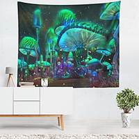Mushroom Wall Tapestry Art Decor Blanket Curtain Hanging Home Bedroom Living Room Decoration Polyester miniinthebox
