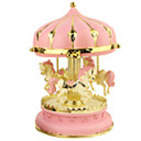 Music Box Carousel Music Box Classic Horse Carousel Merry Go Round Cute Fun Unique Women