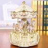 Music Box Carousel Music Box Classic Unique Resin Women