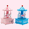 Music Box Carousel Music Box Cute Singing Lovely Unique Plastic Shell Women