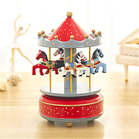 Music Box Carousel Music Box Unique Wood Women