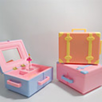 Music Box Cute Singing Lovely Unique Plastic Shell Women