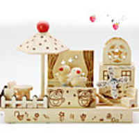 Music Box Cute Singing Lovely Unique Plastic Shell Women
