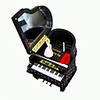Music Box Holiday Retro Creative Lovely Unique Silica Gel Women