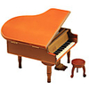 Music Box Model Building Kit Wooden Model Wooden Music Box Antique Music Box Vintage Retro Piano Unique Wooden Women