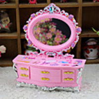 Music Box Musical Jewellery Box Novelty Holiday Retro Creative Unique Metal Shell ABSPC Women