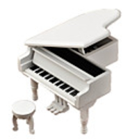 Music Box Piano Unique Wood Women