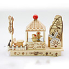 Music Box Wooden Music Box Antique Music Box Holiday Retro Creative Unique Wooden Women