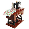 Music Box Wooden Music Box Antique Music Box Vintage Style Machine Sewing Machine Simulation Unique Metal Women