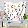 Music Wall Tapestry Art Decor Blanket Curtain Hanging Home Bedroom Living Room Decoration Polyester miniinthebox