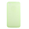 Musical Note Luminous Hard Rubber Case Cover For Iphone4 (Green)