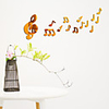 Musical Notes Wall Stickers Mirror Wall Stickers Decorative Wall Stickers,  Acrylic Home Decoration Wall Decal Wall Decoration 1pc
