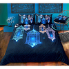 Muslim Element 3-Piece Duvet Cover Set Hotel Bedding Sets Comforter Cover with Soft Lightweight Microfiber,  Include 1 Duvet Cover,  2 Pillowcases for Double/Queen/King(1 Pillowcase for Twin/Single)