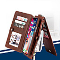 MUSUBO Flip Leather Phone Case for Apple iPhone 7 Plus/iPhone 8 Plus/iPhone XS/iPhone X/iPhone 6/6S/iPhone XR/iPhone XS MAX Multi-function Wallet Separable Shell for iPhone 5/5s/se/8/7/6 PLUS/6s PLUS