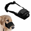 muzzle for dogs - adjustable soft dog muzzle for small medium large dog,  air mesh training dog muzzles for biting barking chewing - breathable mesh amp; soft flannel protects dog mouth cover miniinthebox