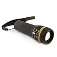 MXDL 3W LED 3-mode Focus Flashlight 3XAAA Black Yellow