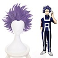 My Hero Academia Boko No Hero Shinso Hitoshi Cosplay Wigs Men