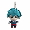 my hero academia deku plush dangler key chain backpack charm pendants