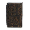 Mysterious Egyptian Glyphs Metal Cigarette Case (Holds 14)